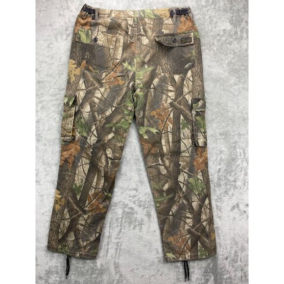 Liberty Men's Cargo Pants Large-Regular (36x 32) Camo Hunting RealTree Hardwoods - Picture 9 of 10